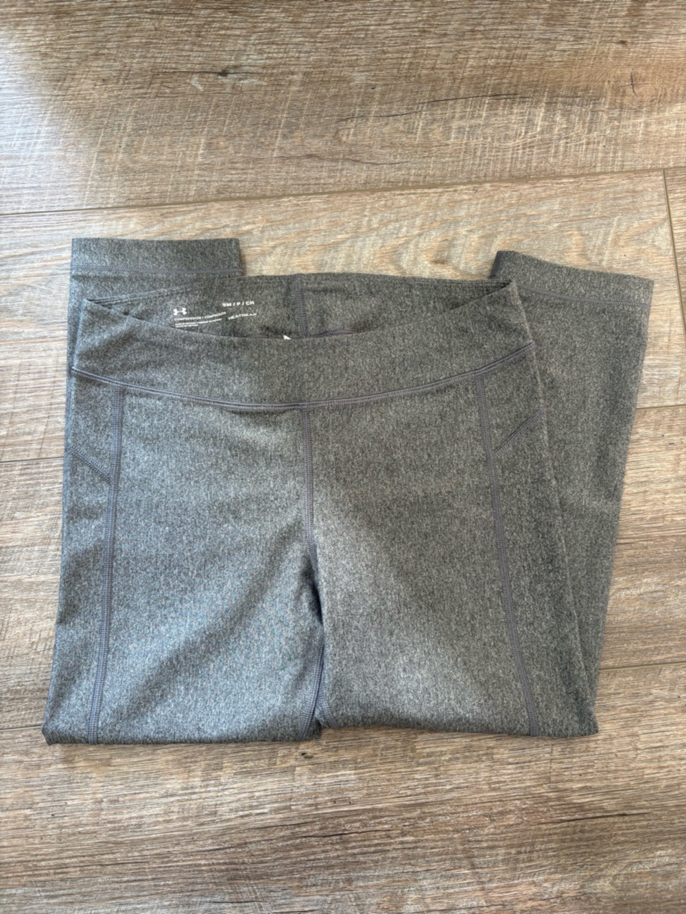 Under Armour Dark Heather Gray Performance Leggings